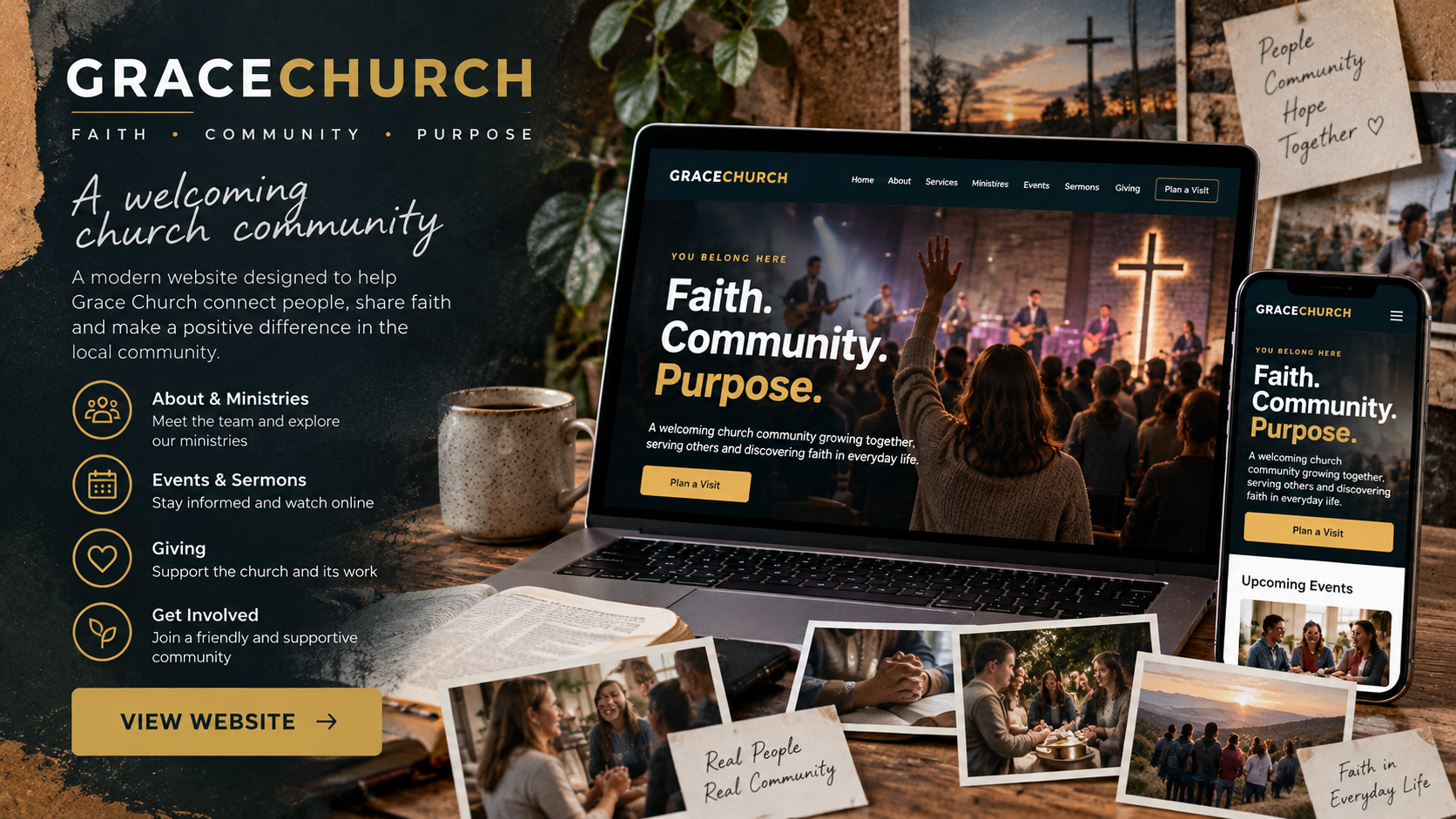 Grace Church Website Design